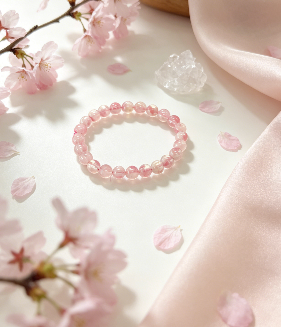 Sakura Rain Crystal Bracelet