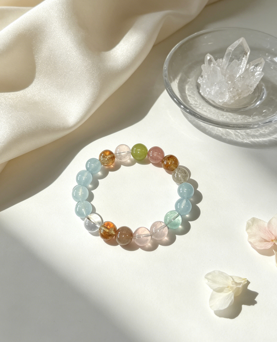 Five Elements Treasure Crystal Bracelet