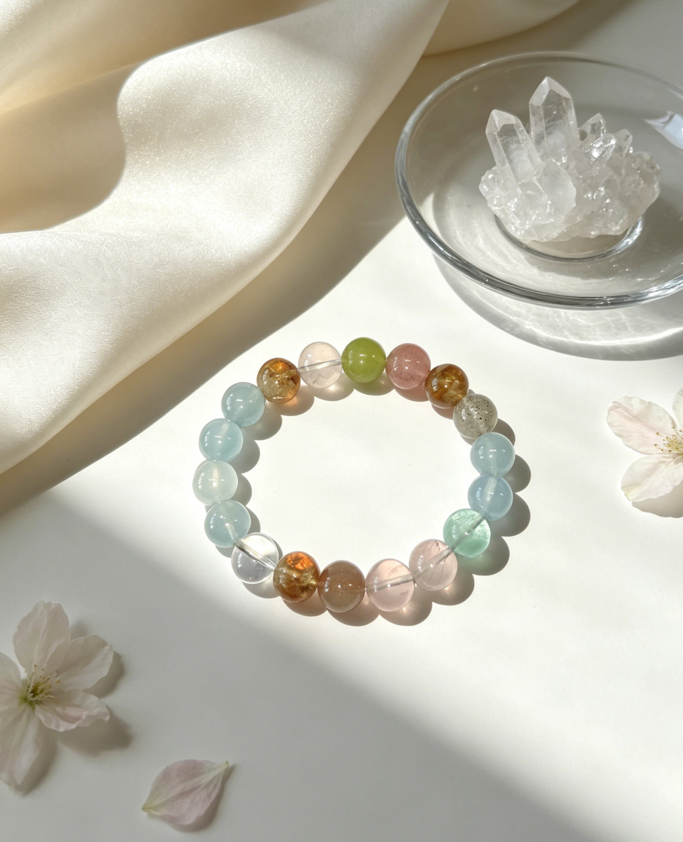 Five Elements Treasure Crystal Bracelet