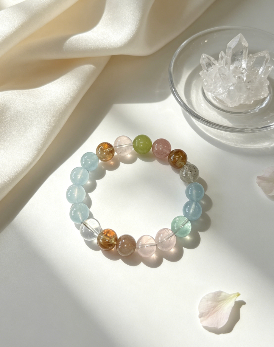 Five Elements Treasure Crystal Bracelet