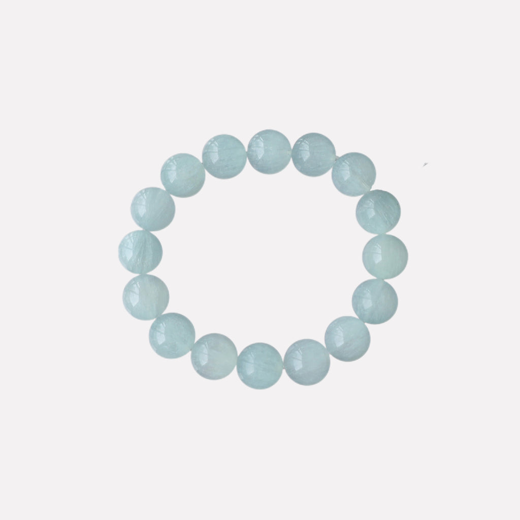 Threaded Green Fluorite Bracelet