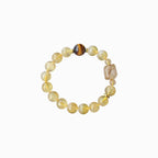 Golden Tiger’s Eye × Rutilated Quartz Bracelet